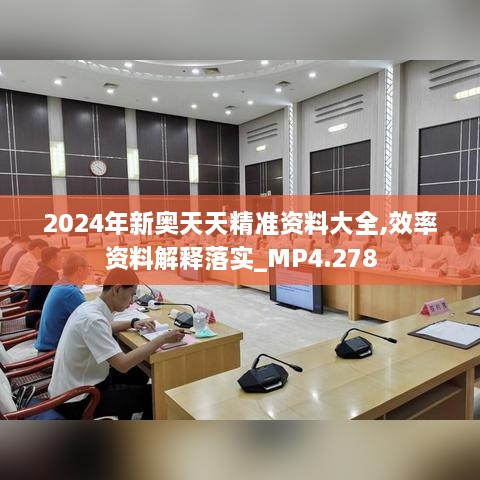 2024年新奥天天精准资料大全,效率资料解释落实_MP4.278