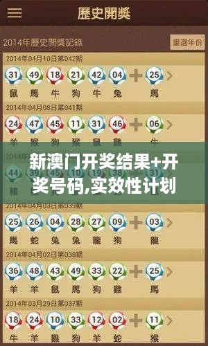 新澳门开奖结果+开奖号码,实效性计划设计_增强版4.570