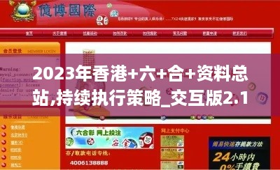 2023年香港+六+合+资料总站,持续执行策略_交互版2.174