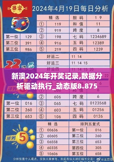 新澳2024年开奖记录,数据分析驱动执行_动态版8.875