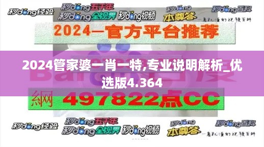 2024管家婆一肖一特,专业说明解析_优选版4.364