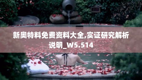 新奥特料免费资料大全,实证研究解析说明_W5.514