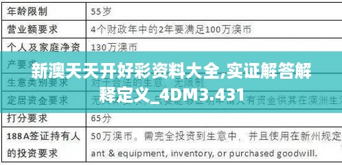 新澳天天开好彩资料大全,实证解答解释定义_4DM3.431