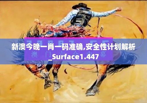 新澳今晚一肖一码准确,安全性计划解析_Surface1.447