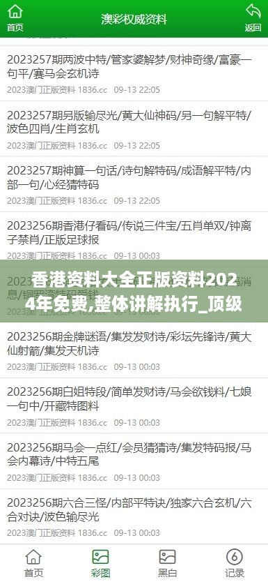 香港资料大全正版资料2024年免费,整体讲解执行_顶级款2.886