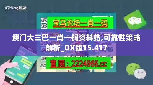 澳门大三巴一肖一码资料站,可靠性策略解析_DX版15.417