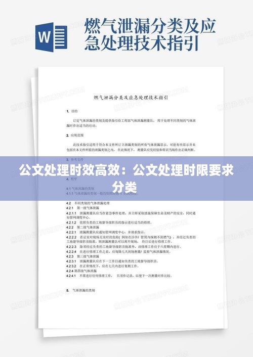 公文处理时效高效：公文处理时限要求分类 