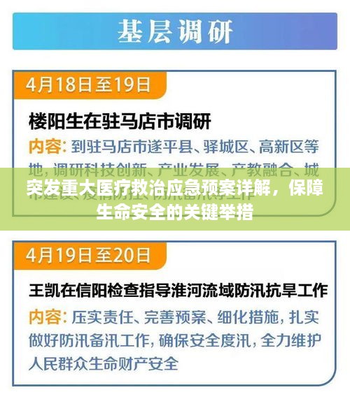 突发重大医疗救治应急预案详解，保障生命安全的关键举措