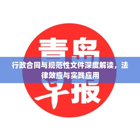 行政合同与规范性文件深度解读，法律效应与实践应用