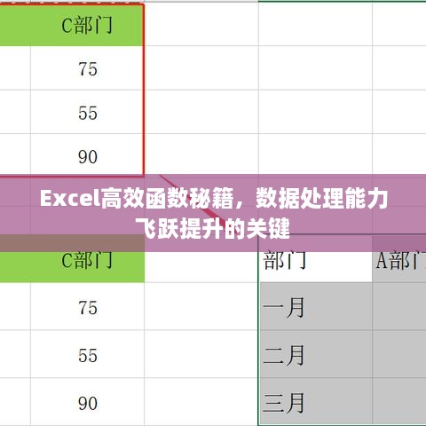 Excel高效函数秘籍，数据处理能力飞跃提升的关键