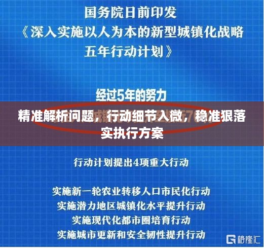 精准解析问题，行动细节入微，稳准狠落实执行方案