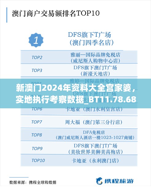 新澳门2024年资料大全宫家婆，实地执行考察数据_BT11.78.68