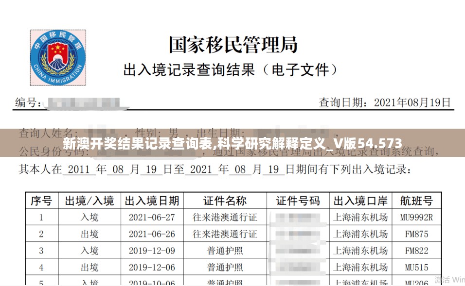 新澳开奖结果记录查询表,科学研究解释定义_V版54.573