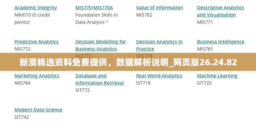 新澳精选资料免费提供，数据解析说明_网页版26.24.82