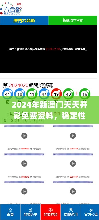 2024年新澳门天天开彩免费资料，稳定性策略解析_BT13.15.26