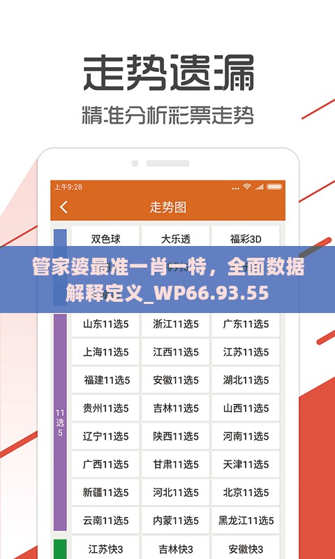 管家婆最准一肖一特，全面数据解释定义_WP66.93.55