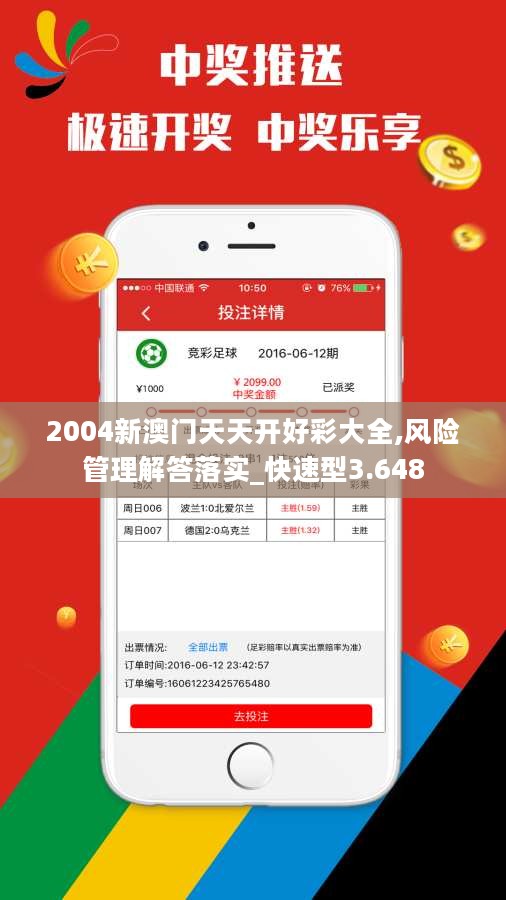 2004新澳门天天开好彩大全,风险管理解答落实_快速型3.648