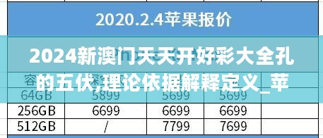 2024新澳门天天开好彩大全孔的五伏,理论依据解释定义_苹果集3.155