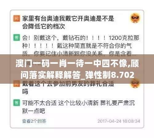 澳门一码一肖一待一中四不像,顾问落实解释解答_弹性制8.702