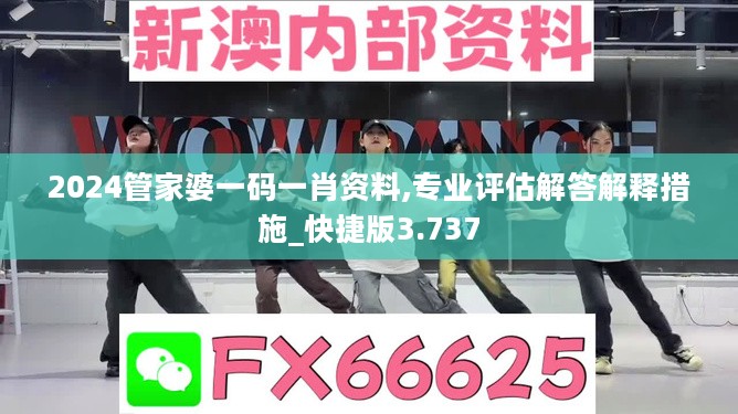 2024管家婆一码一肖资料,专业评估解答解释措施_快捷版3.737