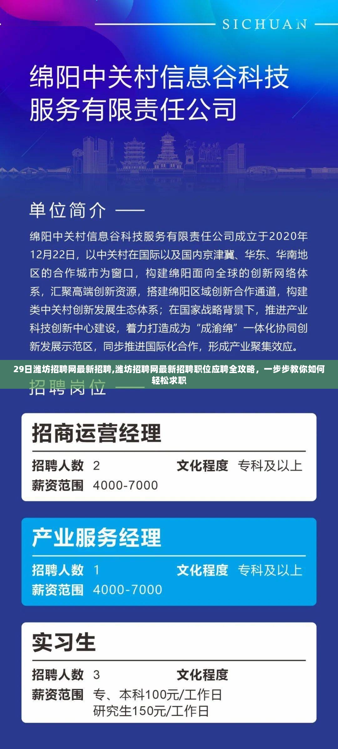 潍坊招聘网最新职位应聘攻略，轻松求职全解析