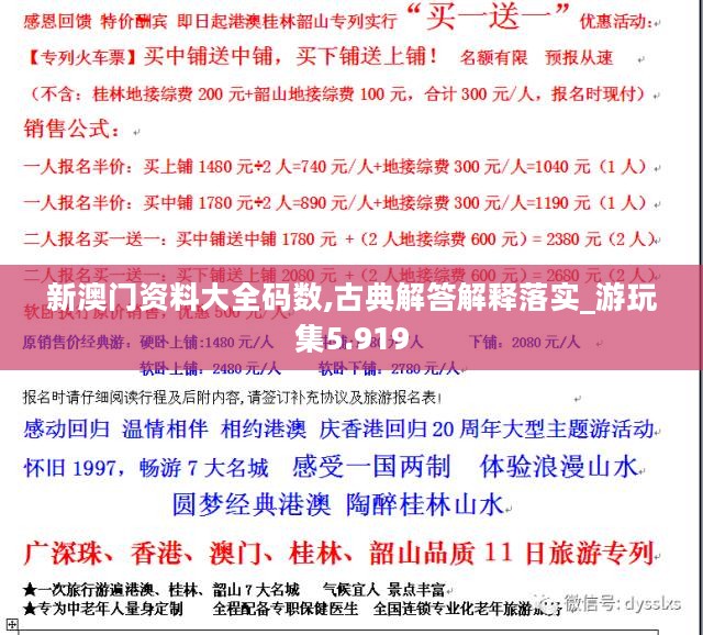 新澳门资料大全码数,古典解答解释落实_游玩集5.919