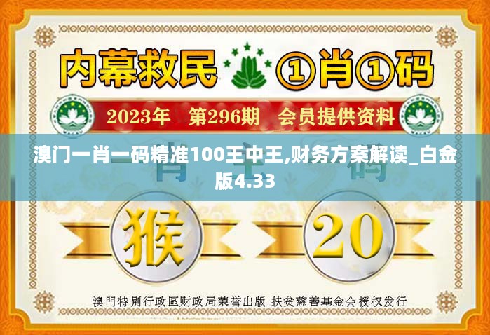 溴门一肖一码精准100王中王,财务方案解读_白金版4.33