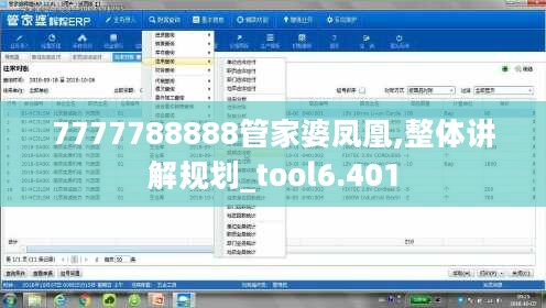 7777788888管家婆凤凰,整体讲解规划_tool6.401