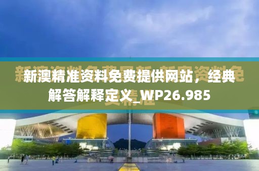 新澳精准资料免费提供网站，经典解答解释定义_WP26.985