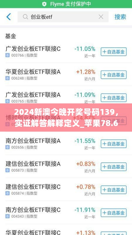 2024新澳今晚开奖号码139，实证解答解释定义_苹果78.612