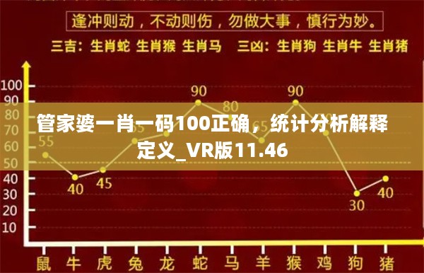 管家婆一肖一码100正确，统计分析解释定义_VR版11.46