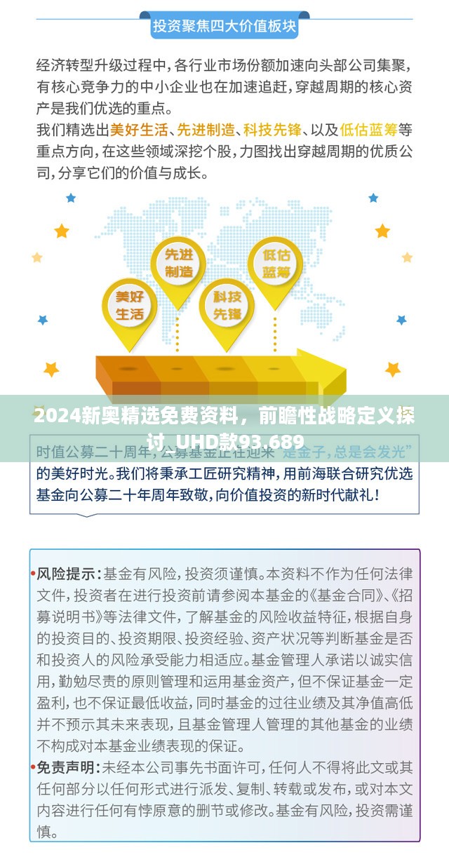 2024新奥精选免费资料，前瞻性战略定义探讨_UHD款93.689