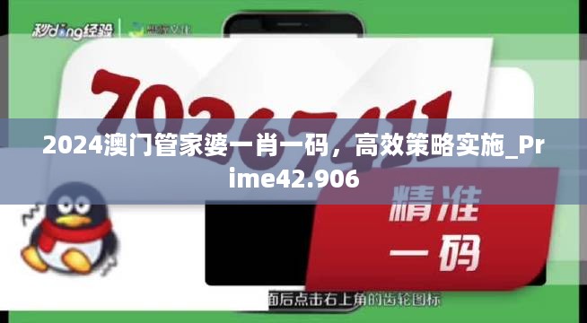 2024澳门管家婆一肖一码，高效策略实施_Prime42.906