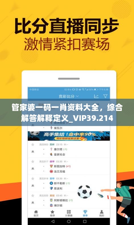 管家婆一码一肖资料大全，综合解答解释定义_VIP39.214