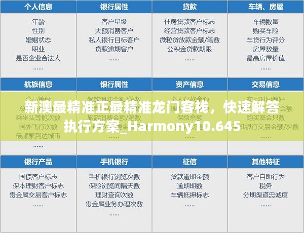 新澳最精准正最精准龙门客栈，快速解答执行方案_Harmony10.645