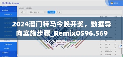 2024澳门特马今晚开奖，数据导向实施步骤_RemixOS96.569