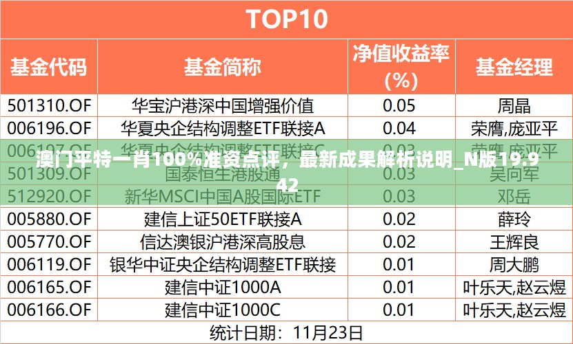 澳门平特一肖100%准资点评，最新成果解析说明_N版19.942