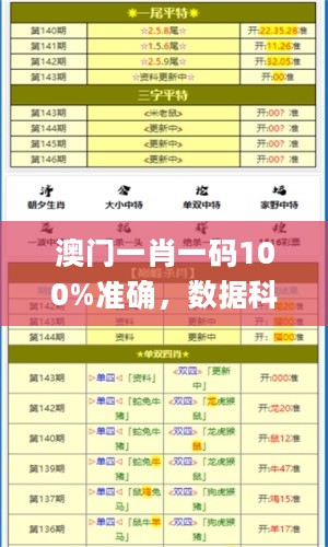 澳门一肖一码100%准确，数据科学解析说明_触感版2.40.982