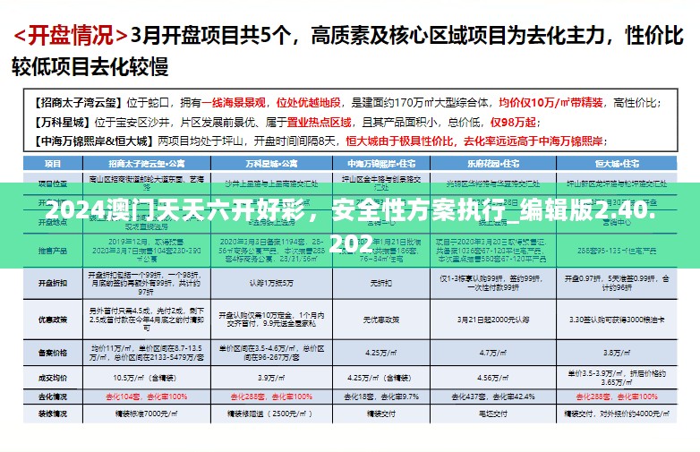 2024澳门天天六开好彩，安全性方案执行_编辑版2.40.202