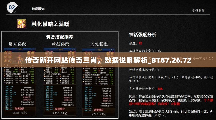 传奇新开网站传奇三肖，数据说明解析_BT87.26.72