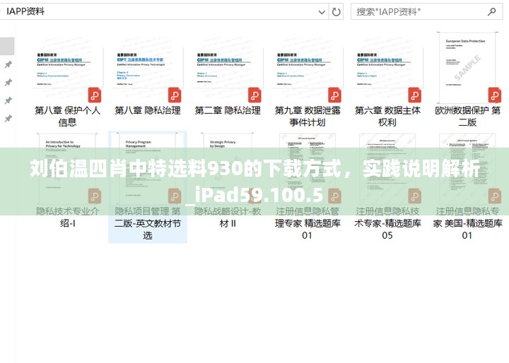 刘伯温四肖中特选料930的下载方式，实践说明解析_iPad59.100.5