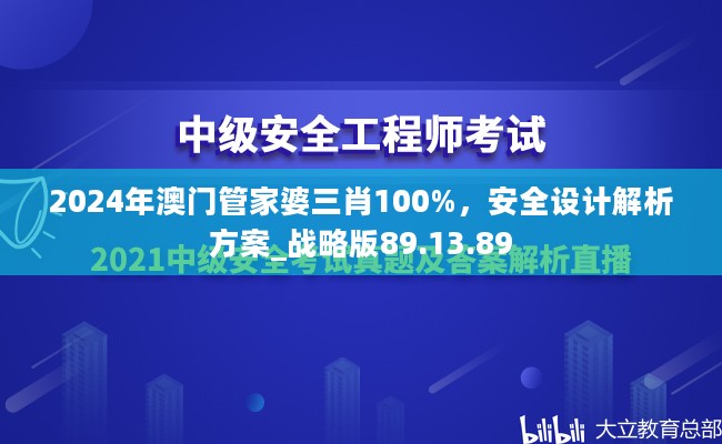 2024年澳门管家婆三肖100%，安全设计解析方案_战略版89.13.89