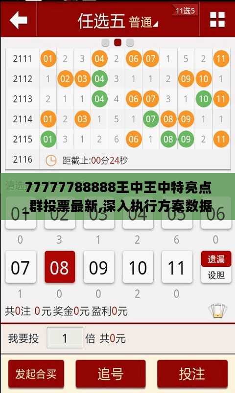 77777788888王中王中特亮点_群投票最新,深入执行方案数据_高级版2.47.93