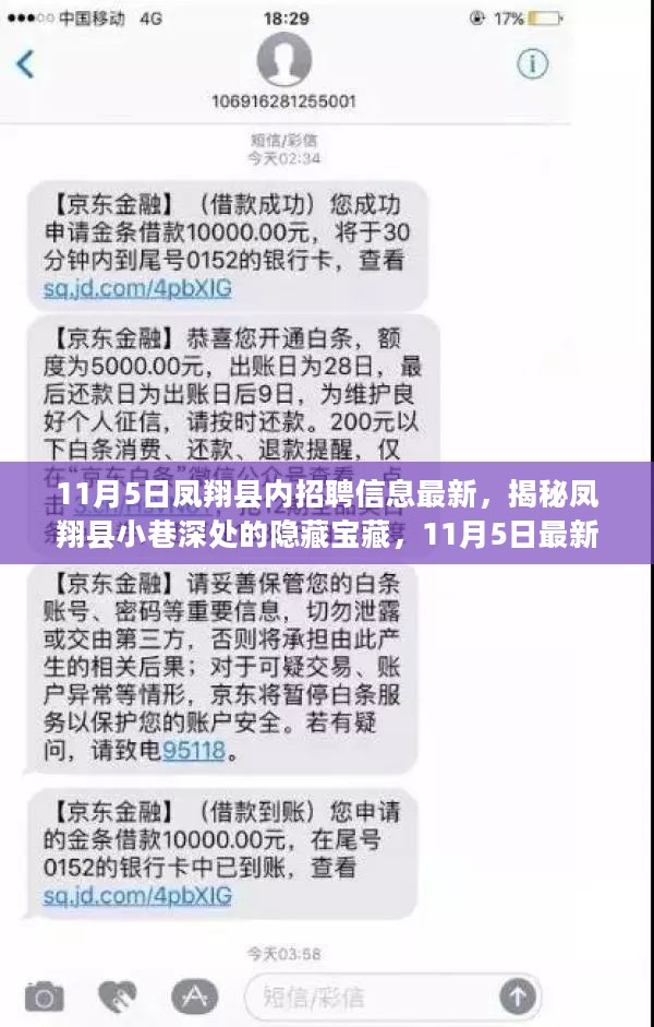 凤翔县最新招聘信息揭秘，小巷深处的隐藏宝藏与特色小店的独特魅力（11月5日）