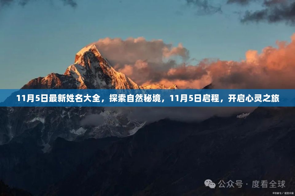 11月5日启程，最新姓名大全与心灵自然之旅