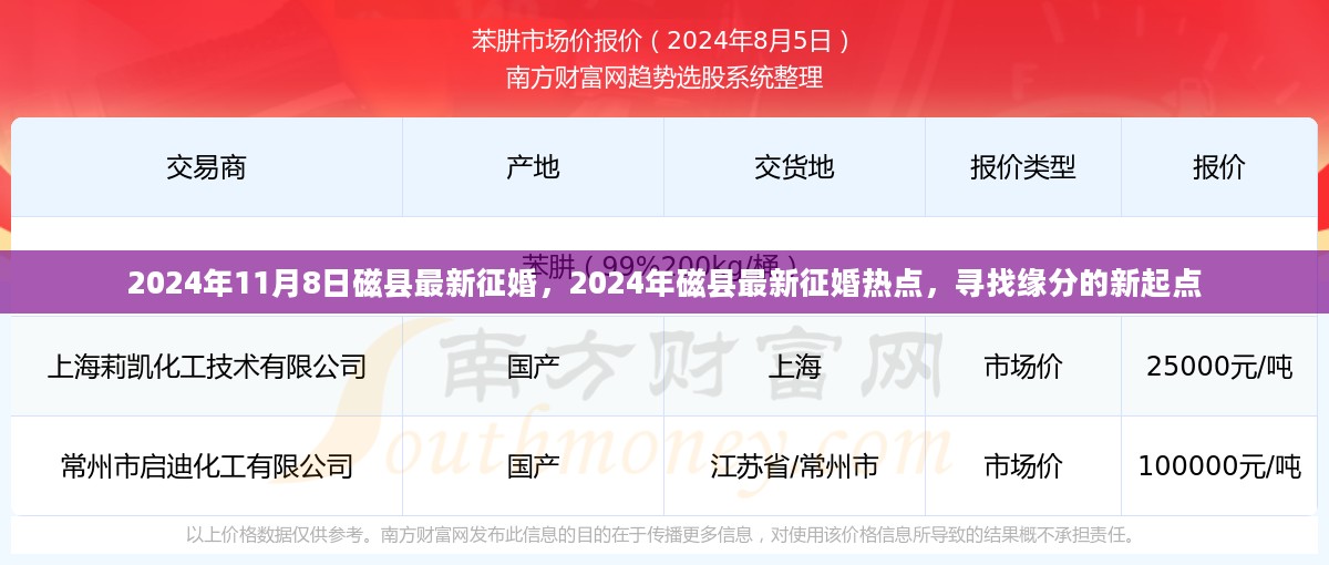 磁县最新征婚热点，寻找缘分的新起点（2024年）