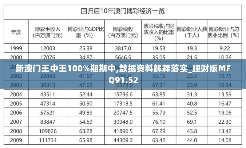 新澳门王中王100%期期中,数据资料解释落实_理财版MFQ91.52