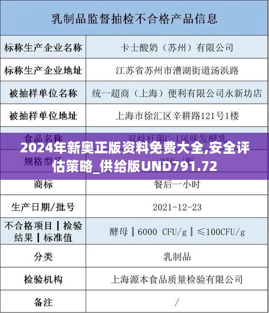 2024年新奥正版资料免费大全,安全评估策略_供给版UND791.72