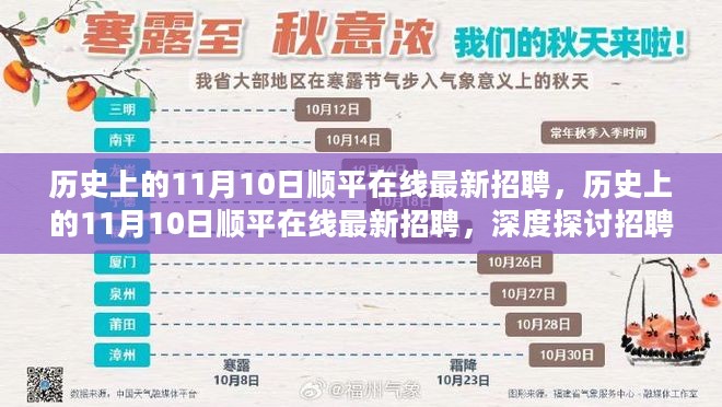 历史上的11月10日顺平在线最新招聘动态与趋势深度探讨