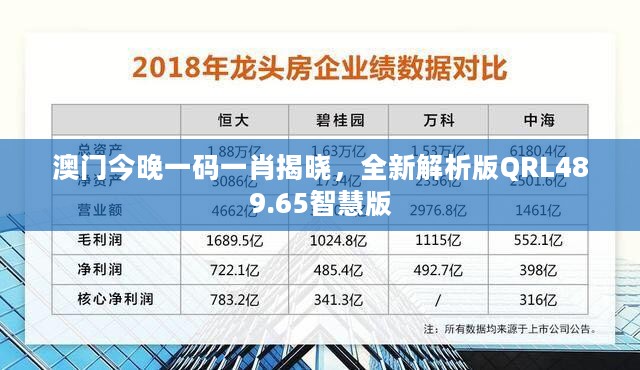 澳门今晚一码一肖揭晓，全新解析版QRL489.65智慧版